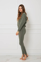 Bluza damska - bawełniana OH!ZUZA N&D H05 - zielona