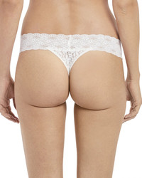 Halo Lace stringi - kremowe/ecru