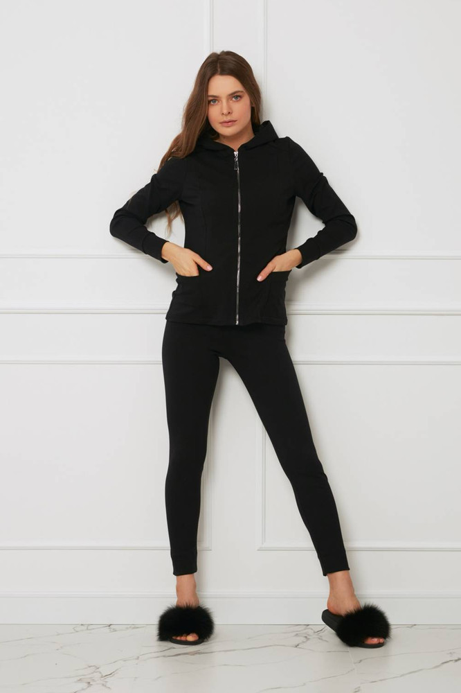 Bluza damska - plus size bawełniana OH!ZUZA N&D H01- czarna