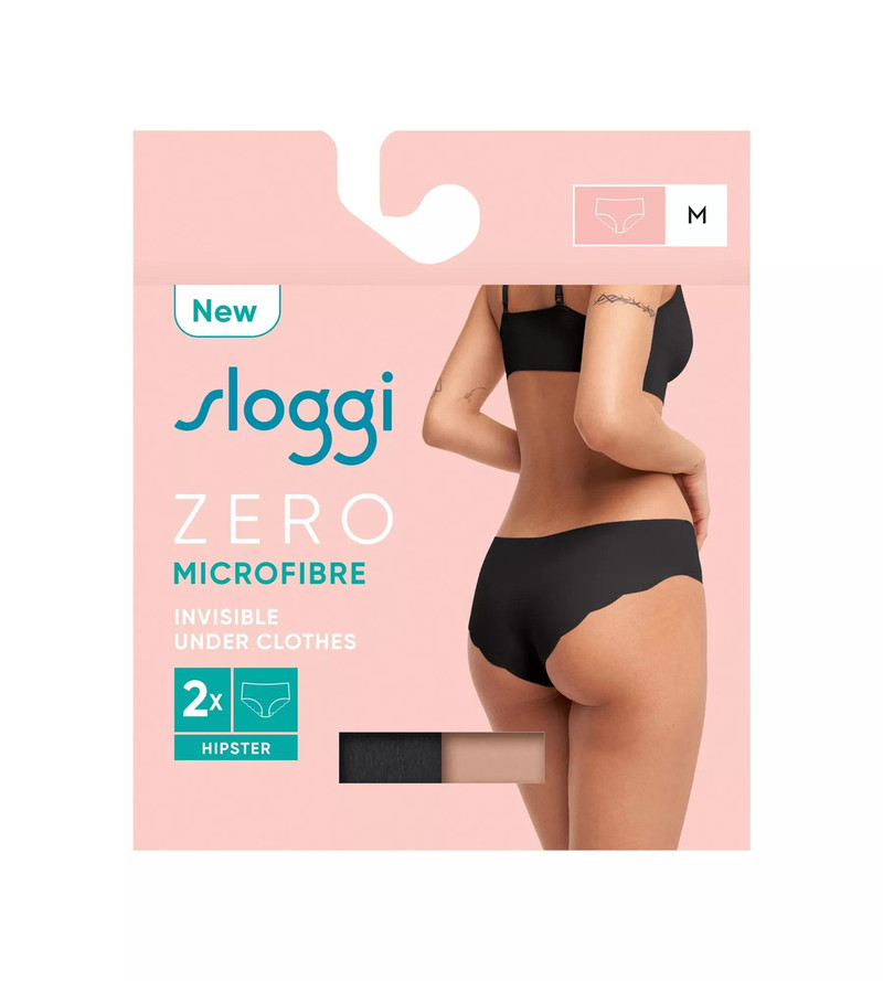 Sloggi majtki Zero Microfibre 2.0 Hipster C2P - 2 pary