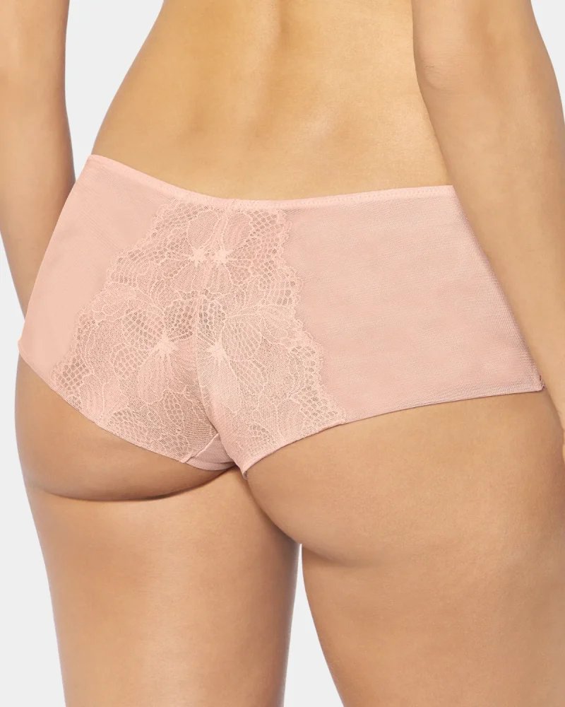 Lace Spotlight Bandeau Brief 10194027 - majtki figi damskie opaska różowe