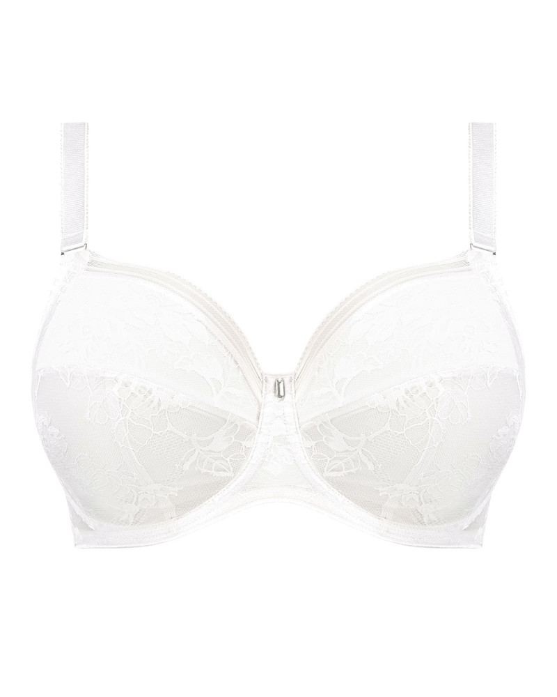 Fusion Lace biustonosz koronkowy full cup - biały