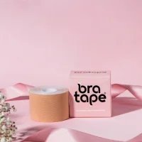 Bra Tape Zestaw 2w1 – taśma modelująca biust 5 cm i olejek do bezpiecznego usuwania taśmy