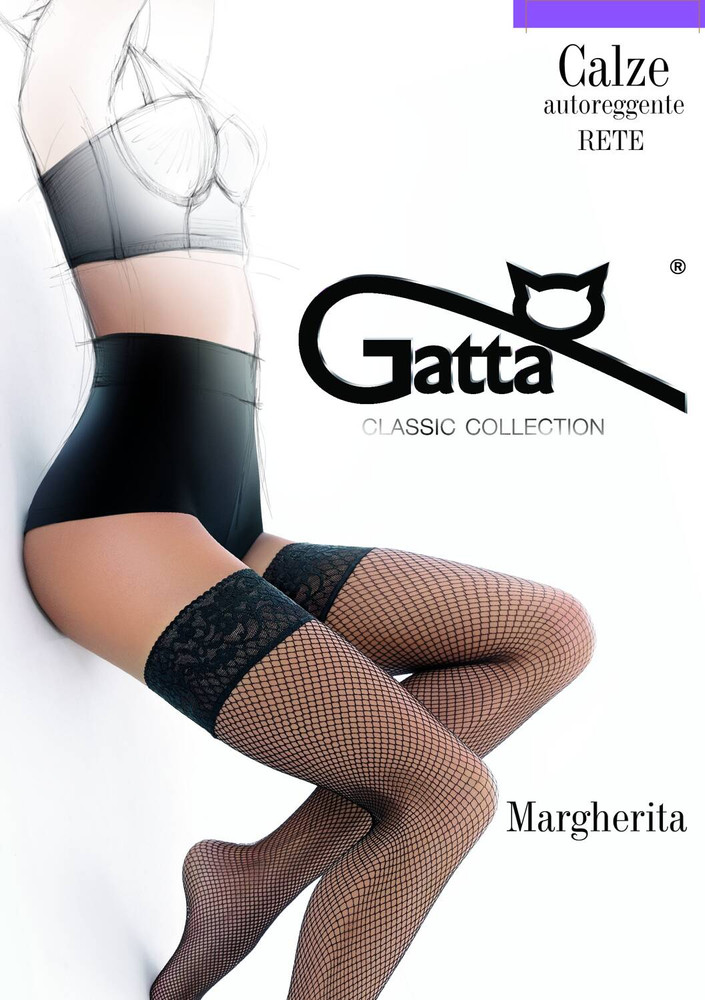 Pończochy Margherita Kabaretki - nero