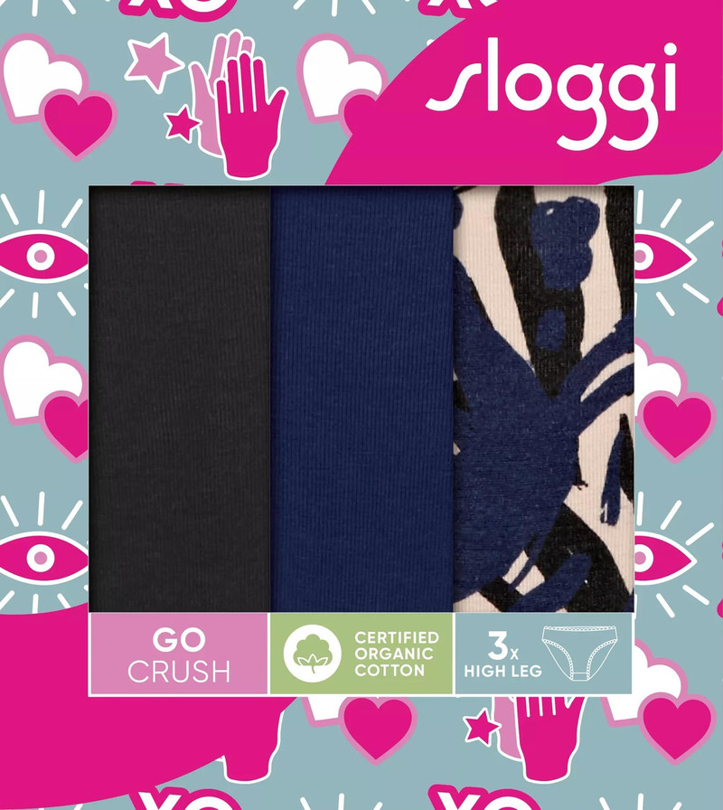 Sloggi majtki Go Crush High Leg C3P - 3 pary