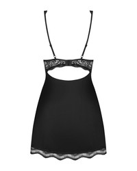 Komplet Luvae babydoll i stringi - czarne - Obsessive
