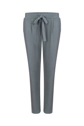 Spodnie - z kokardką plus size tencel OH!ZUZA N&D H25 - zielone