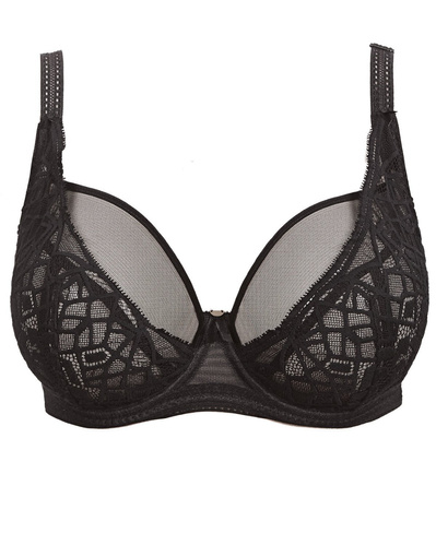 Freya Soiree Lace biustonosz High Apex - czarny