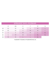Ravissant biustonosz braletka - czarny