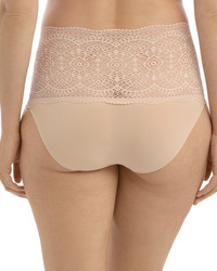 Lace Ease figi z wysokim stanem - cielisty ONE SIZE