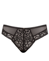 Soiree Lace figi - czarne