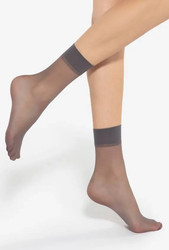 Skarpetki Lar Lycra 15 Den - grigio