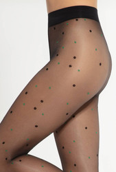 Rajstopy Dotsy W.15 20 Den Sale - nero/green