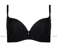Carla/B5 biustonosz push-up - czarny