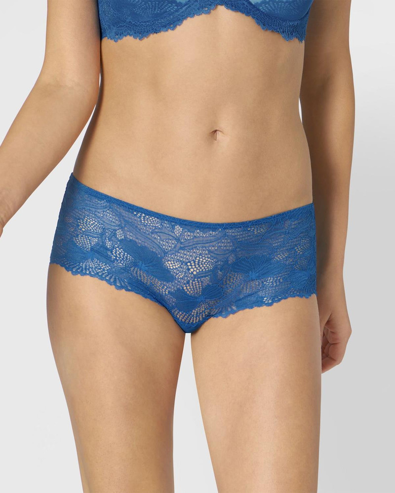 Lace Spotlight Bandeau Brief 10194027 majtki figi damskie niebieskie