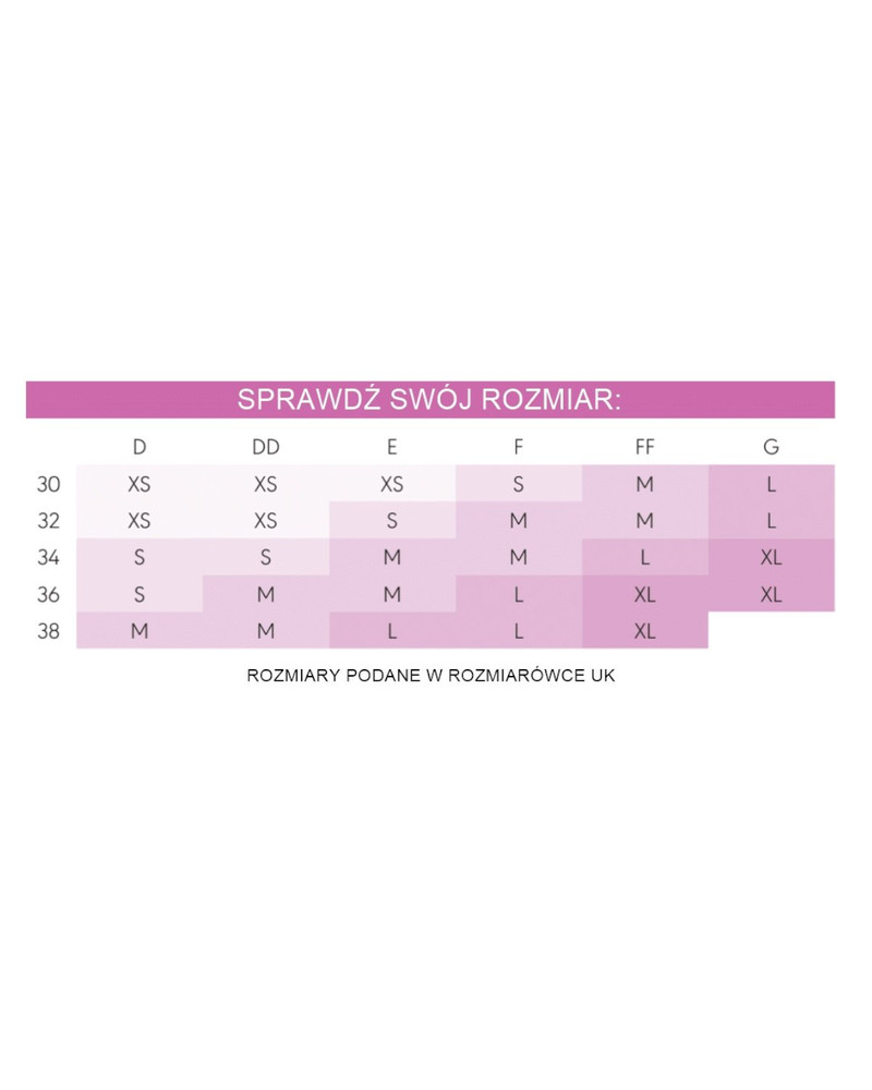 Freya Daisy Lace biustonosz braletka - czarny